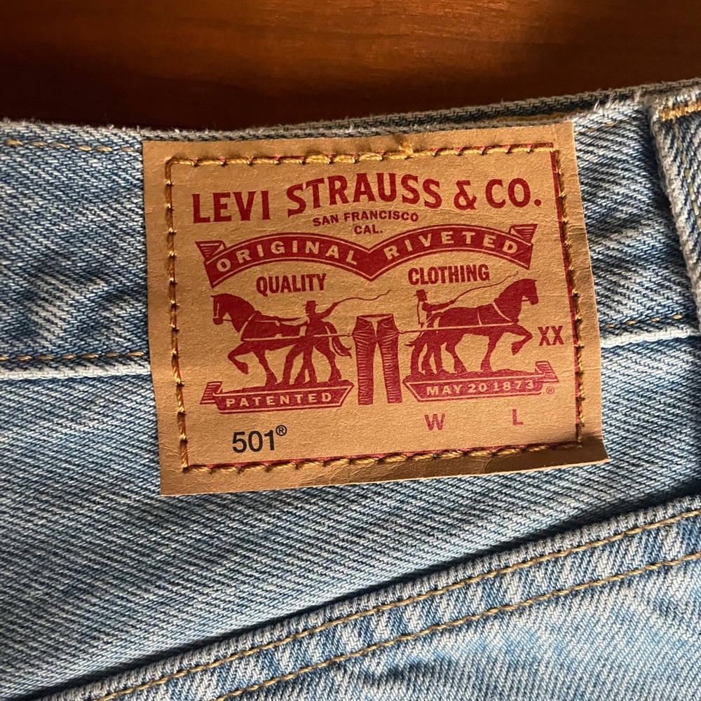 Levi’s 501 High Rise Shorts - Picture 3 of 4